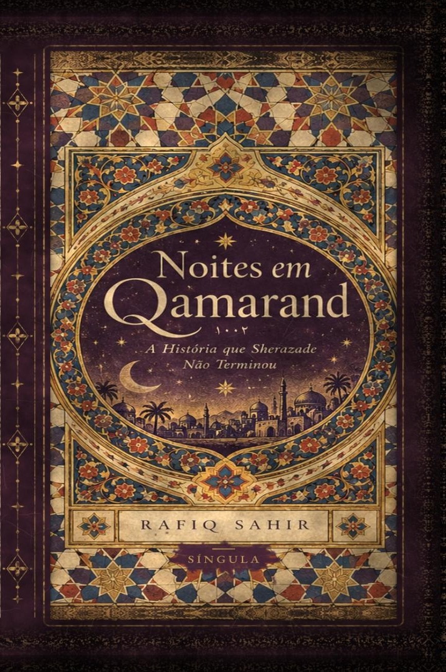 Capa de Noites em Qamarand, edição Síngula